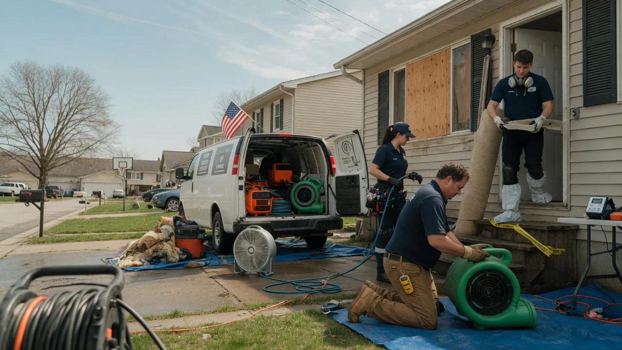 Water Damage Restoration in Walnut, KS near me